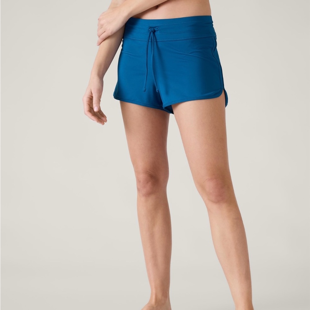Athleta NWT Surge Swim Shorts Navy